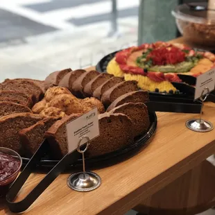 Breakfast pastry platter