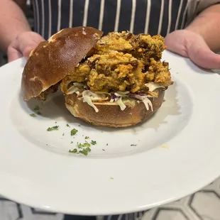 Buffalo Maitake sandwich