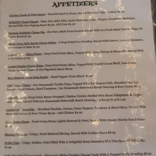 Appetizers
