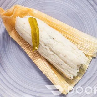 a plate of tamales
