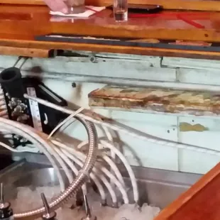 a bottle of beer on the counter