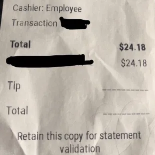 Receipt