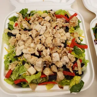 Chicken chipptle salad