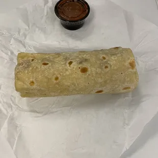 Breakfast super burrito