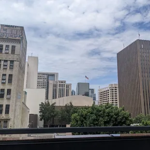 Outstanding view from the high-rise table where I was eating my meal