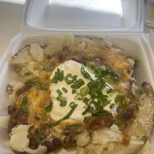 Giant loaded baked potato (Wednesday Special)