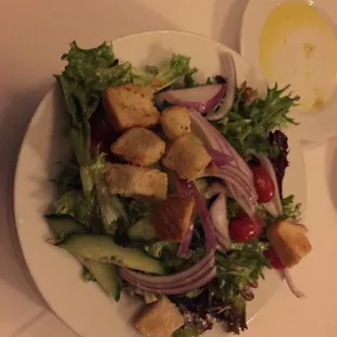 My side salad Huge Made this morning Wilted