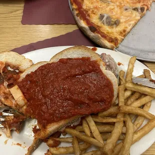 Chicken parm sandwich! Yum!