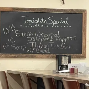daily and nightly specials