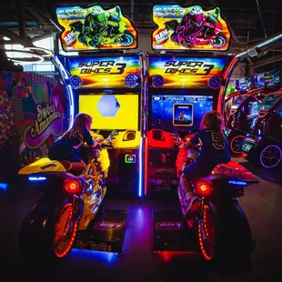 Choose from a wide variety of games from our Arcade!