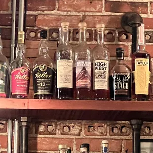 Wellers, Stagg, Taylors ....oh my! Nice selection of Buffalo trace products