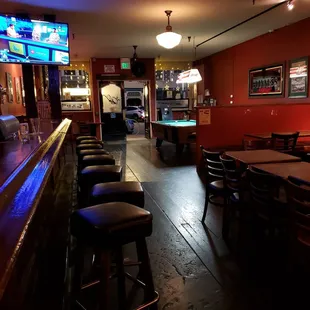 Caught the bar at a rare off moment.