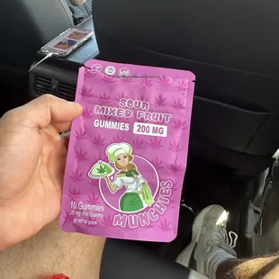 Sour mixed gummies for $43
