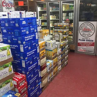 Great beer selection.