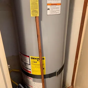 Here's a picture of their handy work.  Good job fellas.