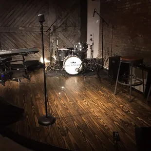Area for the band.