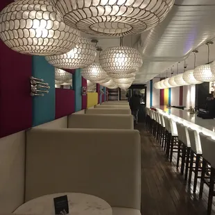Upstairs bar.
