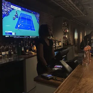 Speakeasy bar.