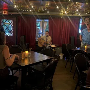 Live music with local acts