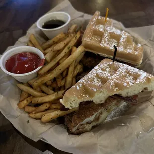 Chicken Waffle Sliders