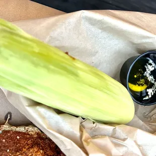 Steamed corn