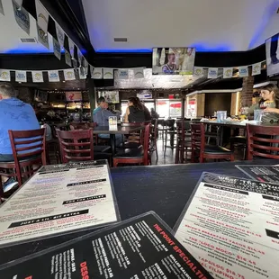 View of the main dining room