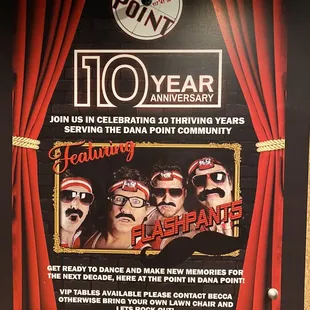 The POINT, Dana Point, California!  Their Happy 10 Year Anniversary, FlashPants 80's Party (July 16, 2022)