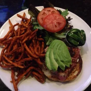 Blackened Ahi Burger