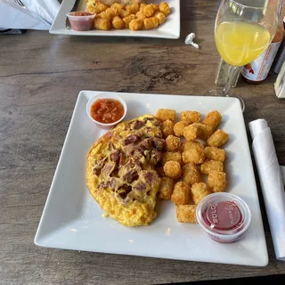 chorizo and egg burrito