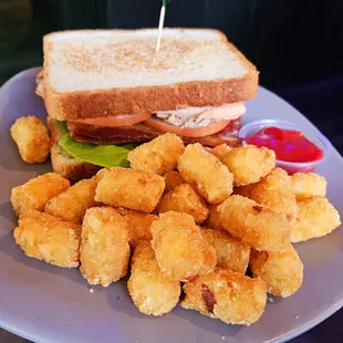 3&apos;18&apos;2023 Salmon BLT w Tots