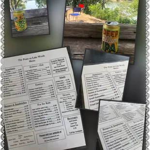 Collection of images at the restaurant.