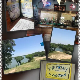 Collection of images at the restaurant