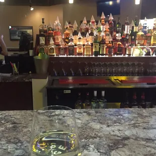 Not sure what wine this was but definitely not dry.