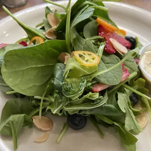 Arugula and Spinach Salad