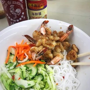 Vermicelli bowl!! Yum!