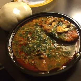 Okoro Soup was delish
