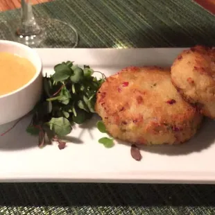 Crab Cakes.