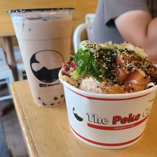 Small size with milk tea