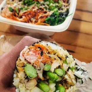 Chicken Poke Burrito