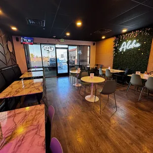 Small inside but I was the only customer late that Sunday.