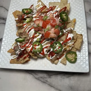 Kalua pig nachos