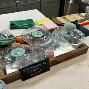 Serving sizes of bowls