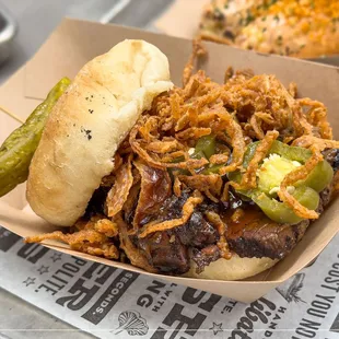 Low &amp; Slow Brisket Sandwich - YUM!