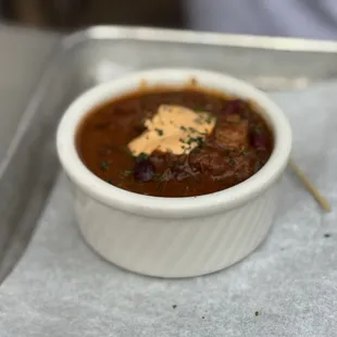 Side of Brunt end chili