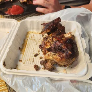 Other half of the whole chicken