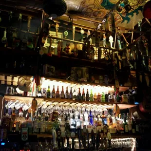 The bar and tap ceiling
