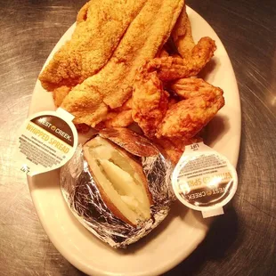 fish and chips, food