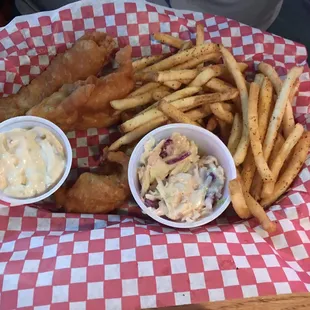fish and chips, fish, seafood, food