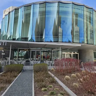 Off 13th Ave (next to north entrance of Denver Art Musemn (