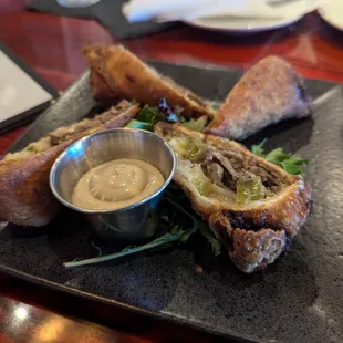 Cheesesteak Egg Rolls